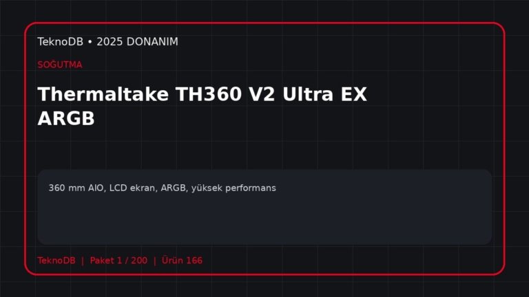Thermaltake TH360 V2 Ultra EX ARGB