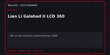 Lian Li Galahad II LCD 360