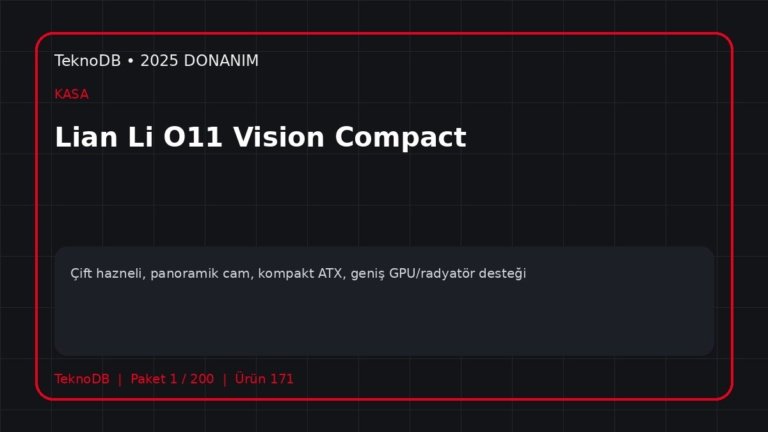 Lian Li O11 Vision Compact