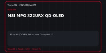 MSI MPG 322URX QD-OLED