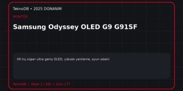 Samsung Odyssey OLED G9 G91SF