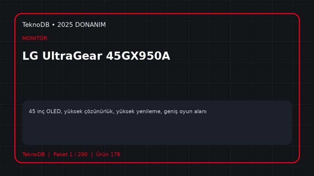 LG UltraGear 45GX950A