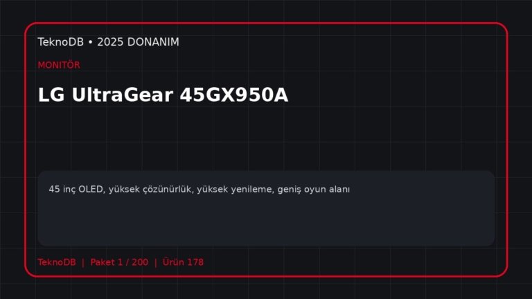LG UltraGear 45GX950A