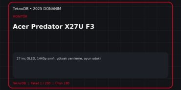 Acer Predator X27U F3