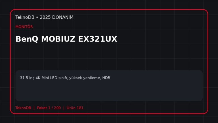 BenQ MOBIUZ EX321UX