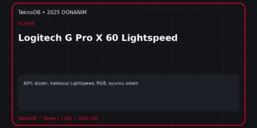 Logitech G Pro X 60 Lightspeed