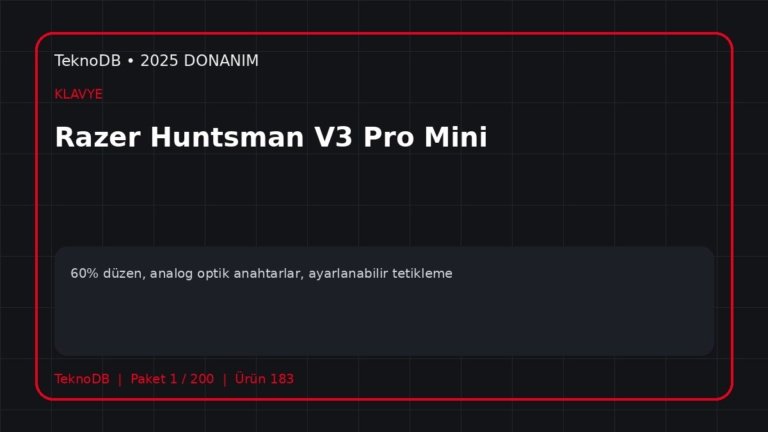 Razer Huntsman V3 Pro Mini