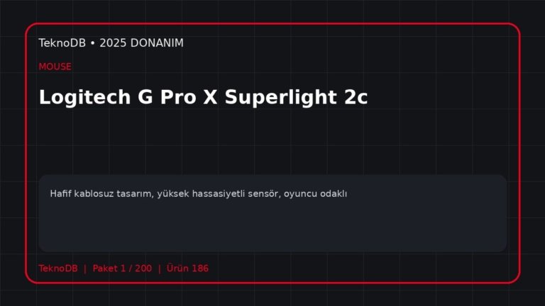 Logitech G Pro X Superlight 2c