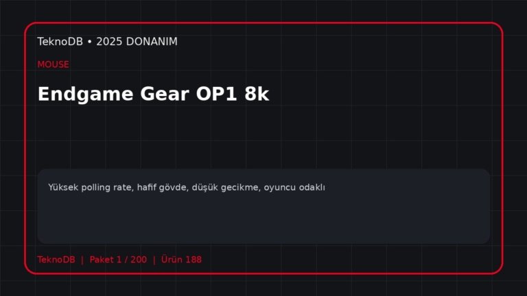 Endgame Gear OP1 8k