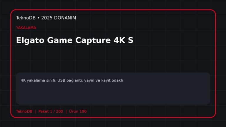 Elgato Game Capture 4K S