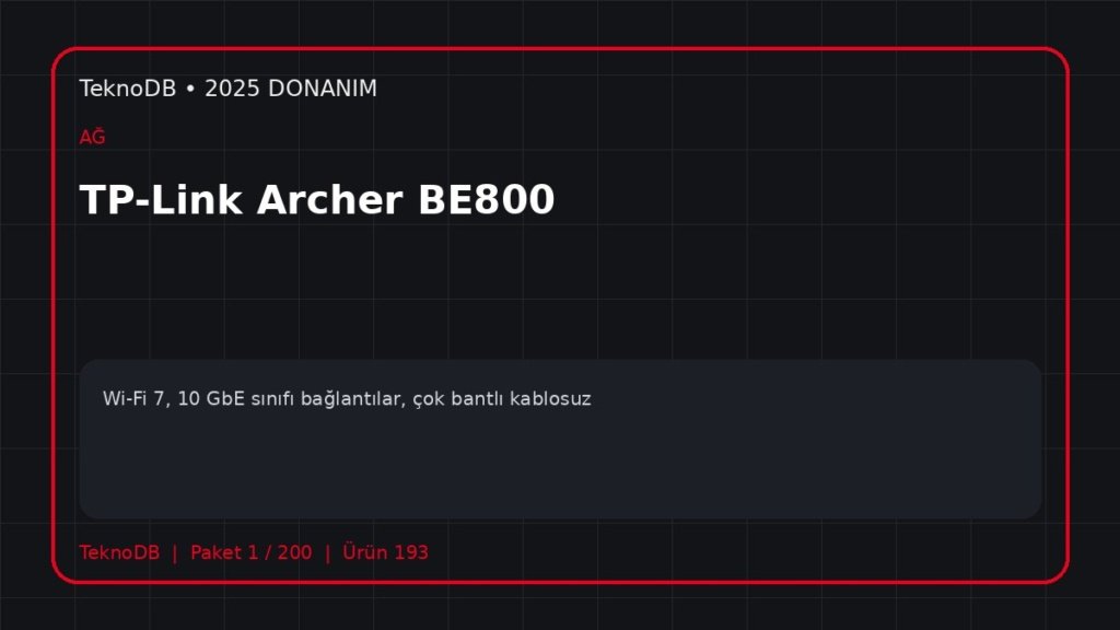 TP-Link Archer BE800