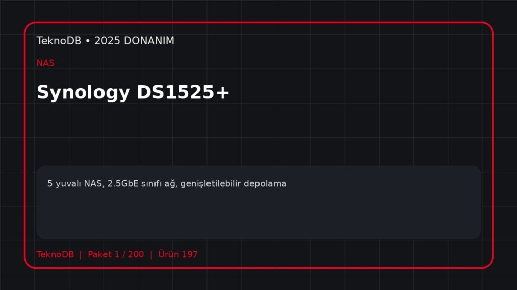 Synology DS1525+