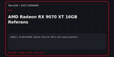 AMD Radeon RX 9070 XT 16GB Referans