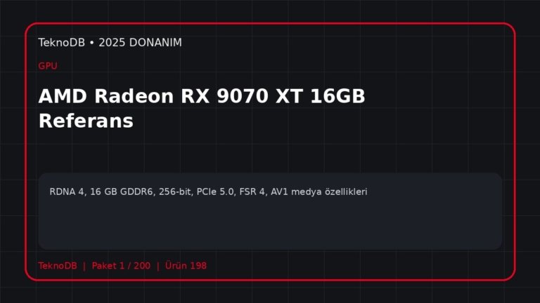 AMD Radeon RX 9070 XT 16GB Referans