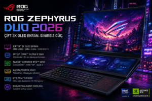 ASUS ROG Zephyrus Duo 2026: Çift 3K OLED Ekran?