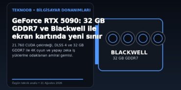 GeForce RTX 5090: 32 GB GDDR7 ve Blackwell ile ekran kartında yeni sınır