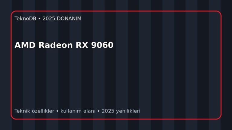 AMD Radeon RX 9060