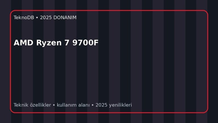 AMD Ryzen 7 9700F