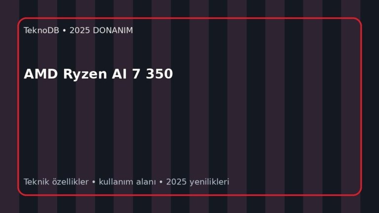 AMD Ryzen AI 7 350