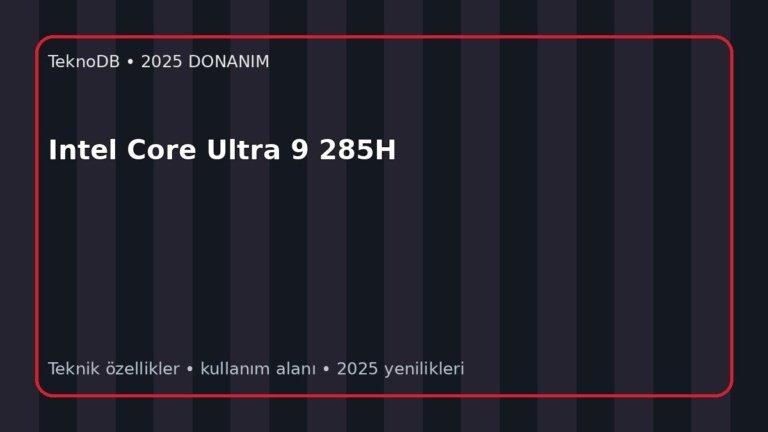 Intel Core Ultra 9 285H