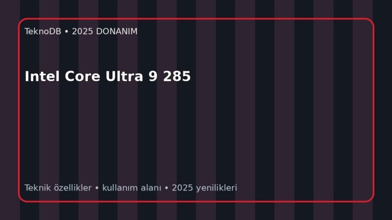 Intel Core Ultra 9 285