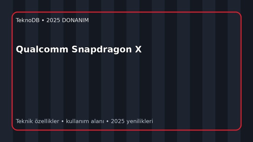 Qualcomm Snapdragon X