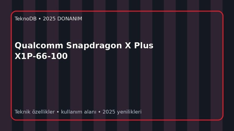 Qualcomm Snapdragon X Plus X1P-66-100