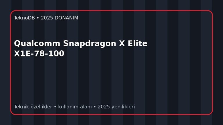 Qualcomm Snapdragon X Elite X1E-78-100