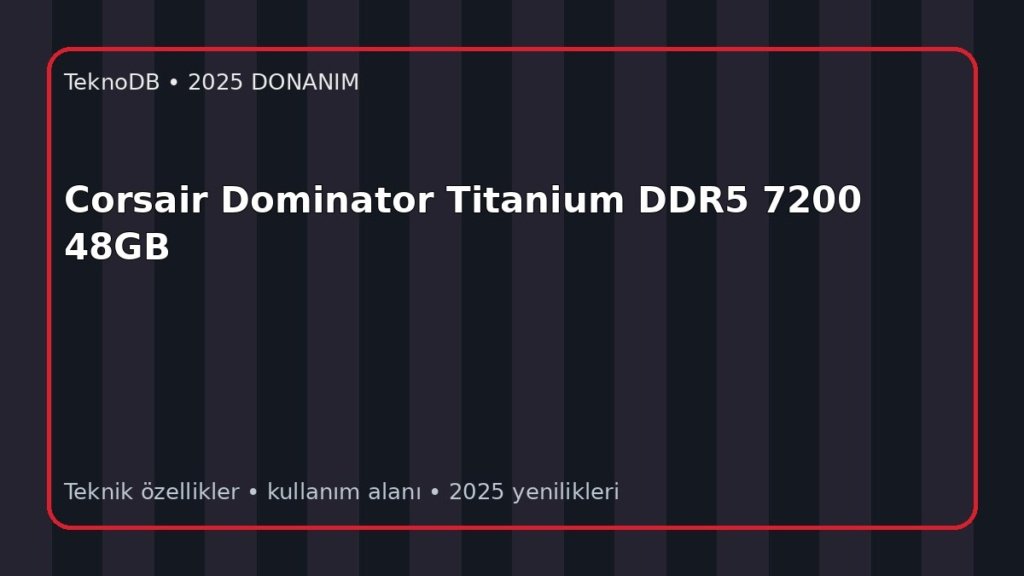 Corsair Dominator Titanium DDR5 7200 48GB