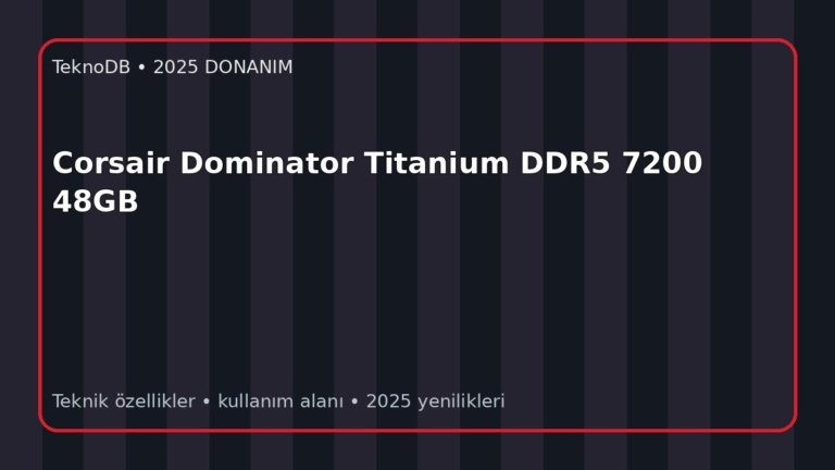 Corsair Dominator Titanium DDR5 7200 48GB