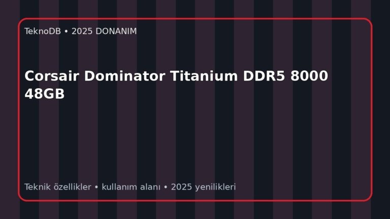 Corsair Dominator Titanium DDR5 8000 48GB