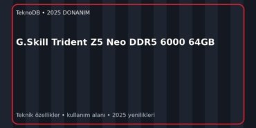 G.Skill Trident Z5 Neo DDR5 6000 64GB