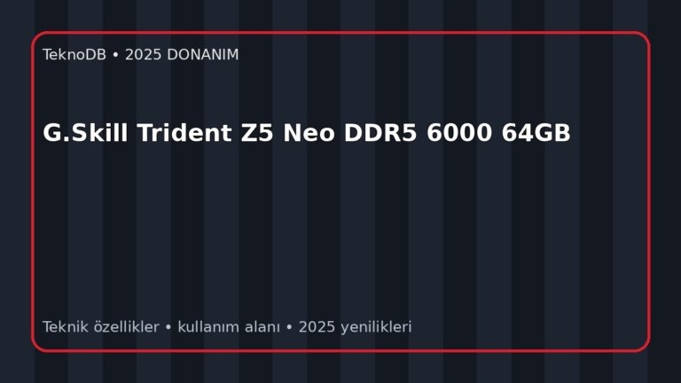 G.Skill Trident Z5 Neo DDR5 6000 64GB
