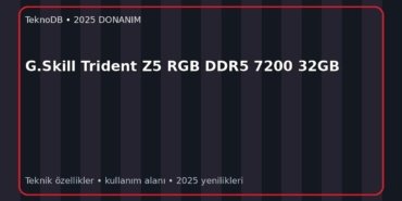 G.Skill Trident Z5 RGB DDR5 7200 32GB