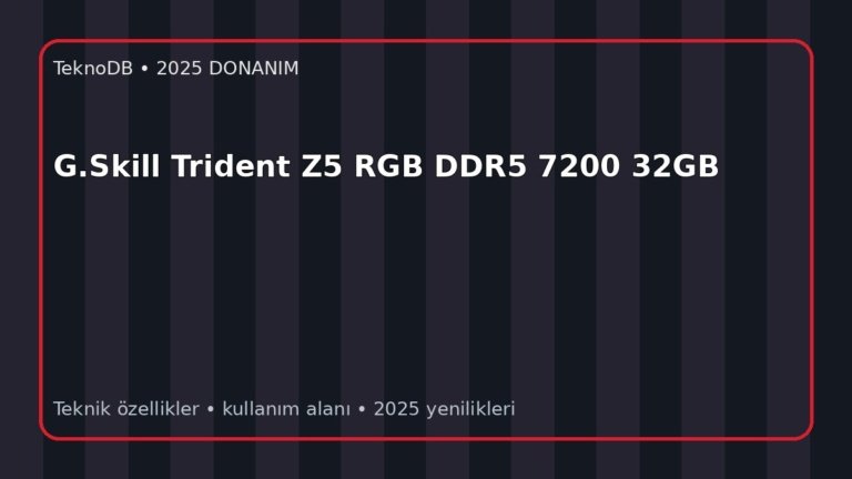 G.Skill Trident Z5 RGB DDR5 7200 32GB