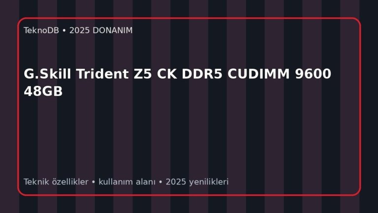G.Skill Trident Z5 CK DDR5 CUDIMM 9600 48GB