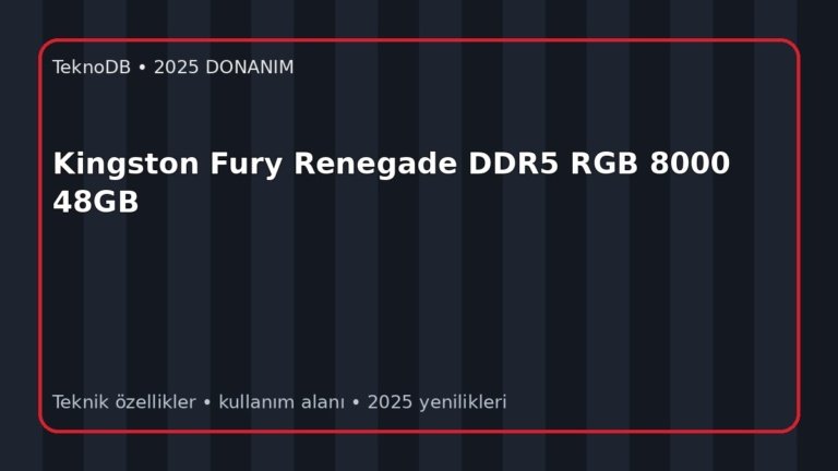 Kingston Fury Renegade DDR5 RGB 8000 48GB