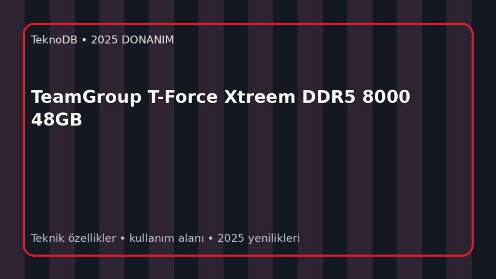 TeamGroup T-Force Xtreem DDR5 8000 48GB