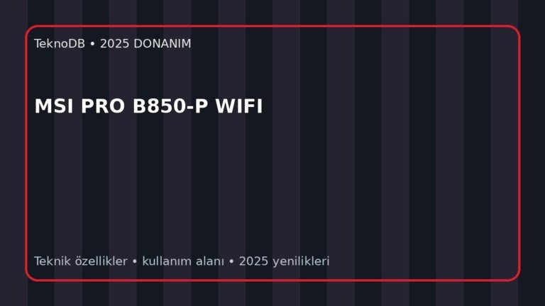 MSI PRO B850-P WIFI
