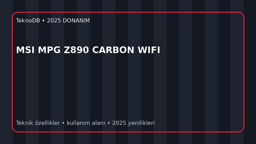 MSI MPG Z890 CARBON WIFI