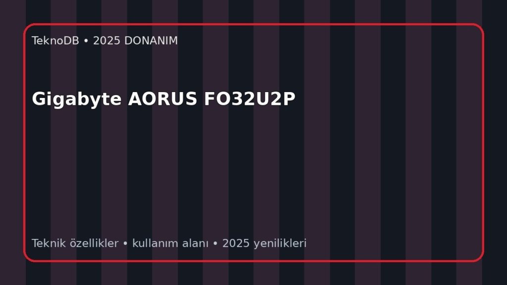Gigabyte AORUS FO32U2P