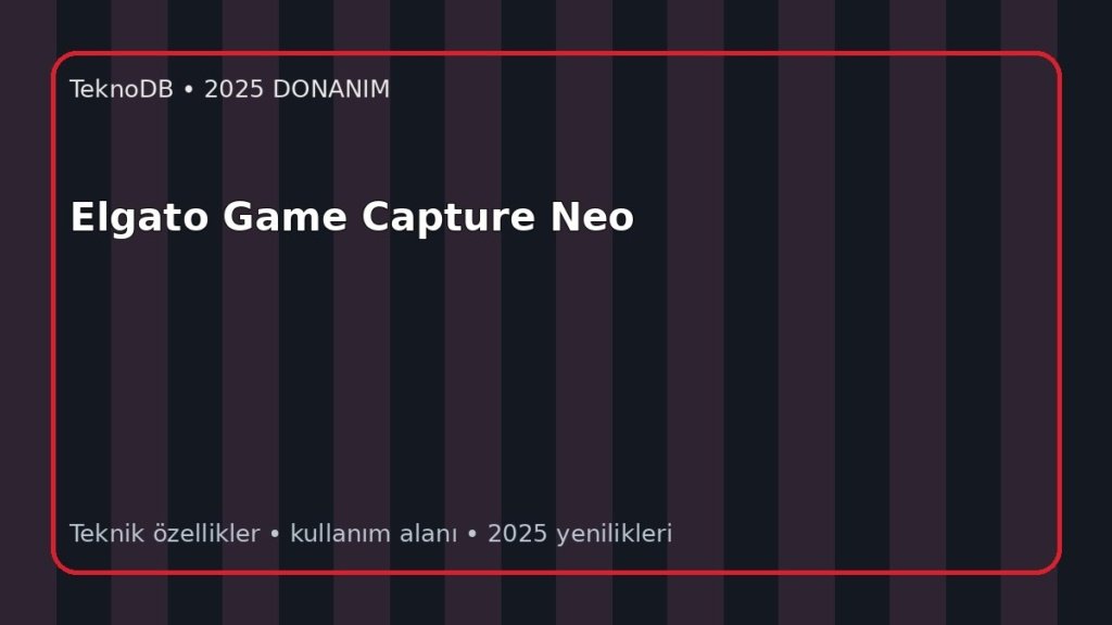 Elgato Game Capture Neo