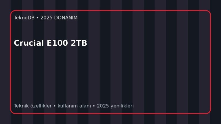 Crucial E100 2TB