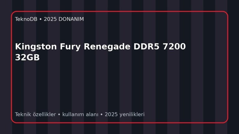 Kingston Fury Renegade DDR5 7200 32GB