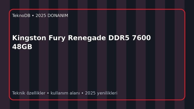 Kingston Fury Renegade DDR5 7600 48GB