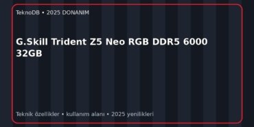 G.Skill Trident Z5 Neo RGB DDR5 6000 32GB