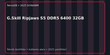 G.Skill Ripjaws S5 DDR5 6400 32GB