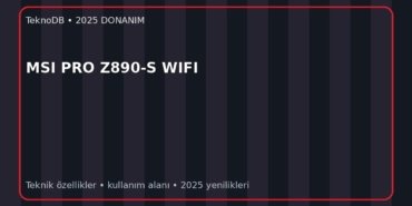 MSI PRO Z890-S WIFI