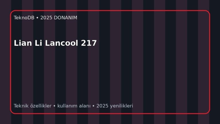 Lian Li Lancool 217