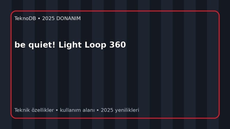 be quiet! Light Loop 360